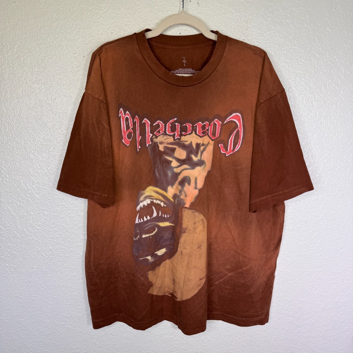 Travis Scott Coachella Shirt XL Nightshow Tee Cactus Jack Merch 