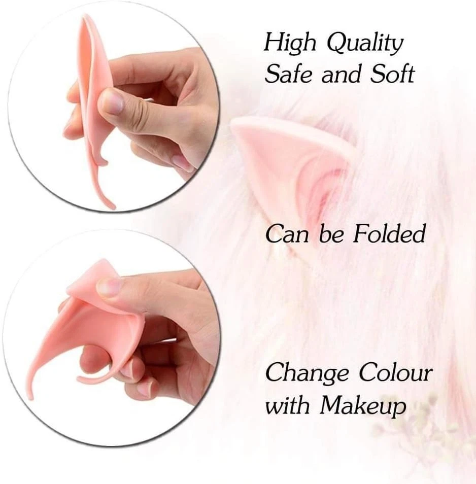 Reusable Latex Elf Ears - Perfect for Halloween, Christmas, and Cosplay Events - Image 4 of 4