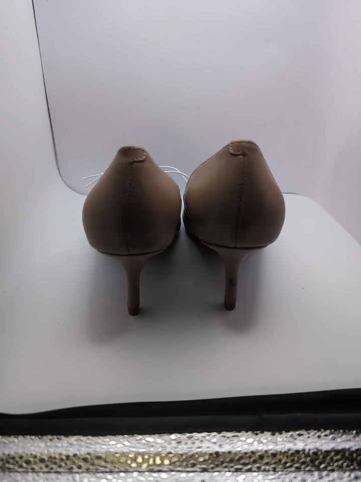 Zapatos Marc Fisher Mujer 5.5 Imitación Cuero 2.5" Tacones Nude Foto 3 de 4