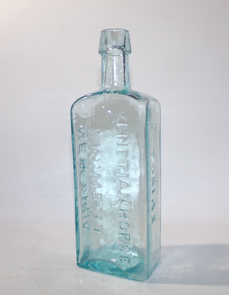Whittled DR TOBIAS VENETIAN HORSE LINIMENT NEW YORK Aqua Medicine ...