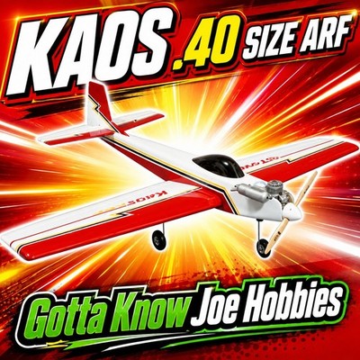 Tower Hobbies Kaos 40 ARF TOWA2052 55.5in .40-.46 Glow RC Aerobatic Plane