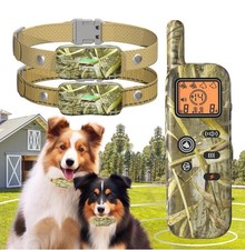 Htcuto Wireless Dog Fence System 2 Dogs 856 Acre Adjustable Dog Electric collars