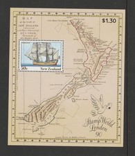 New Zealand 1990 Stamp World London Mini Sheet SG 1542 MNH