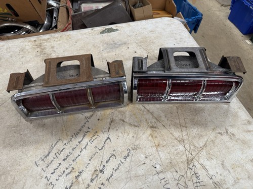 1964 64 Oldsmobile F85 442 Cutlass Tail Lights SET OEM LH RH 5954977 5954978 - Picture 4 of 10