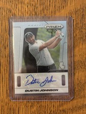 2025 Panini Prizm Liv Golf - Throwback Signatures Dustin Johnson #TS-DJ (AU)