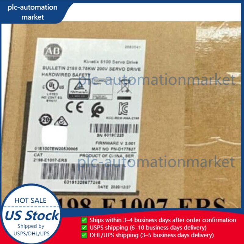 2198-E1007-ERS Kinetix 5100 200V Class Servo Drive AB 2198E1007ERS US Free Tax