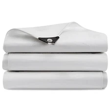 Large Tarps Heavy Duty Waterproof 12 x 20 Ft 20 Mil Thick Outdoor Tarps UV/Tear 