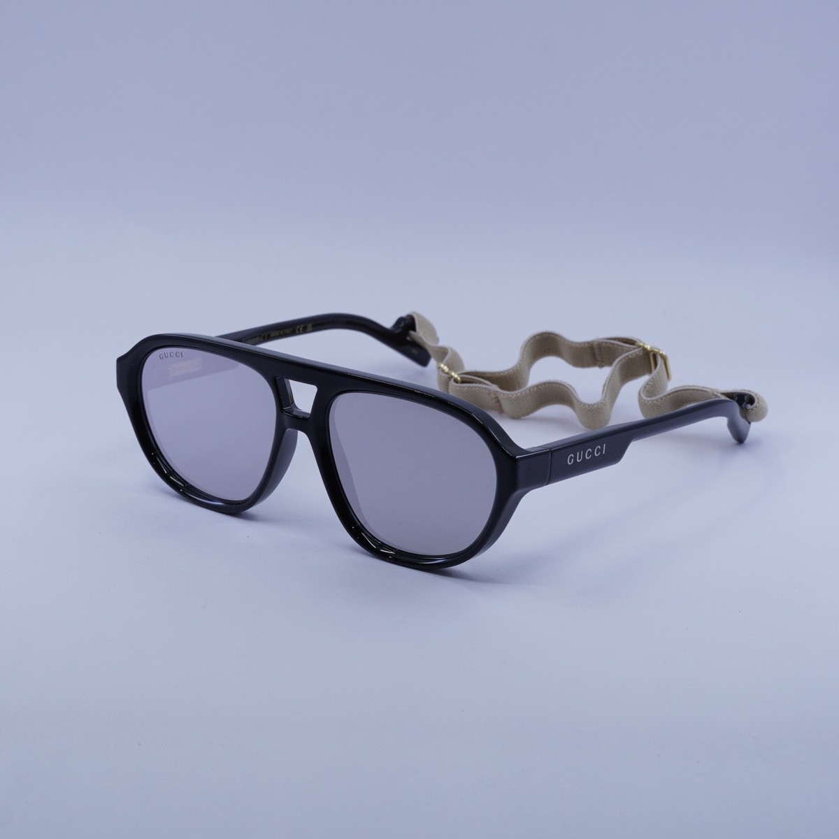 NEW GUCCI SUNGLASSES BLACK SILVER UNISEX EYEWEAR GUCCI GG1239S 002 Gucci GG1239S 002 – Occhio House main image 2