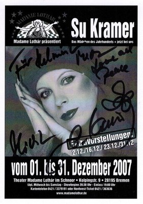 SU KRAMER - Original handsigniertes Autogramm auf Karte 10x15cm (2869)