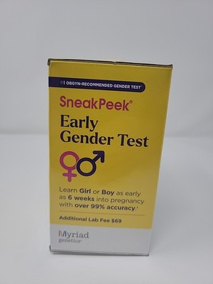 SEALED Myriad Sneak Peek Early Gender Test 99% Accuracy, Learn Gender at 6 Weeks