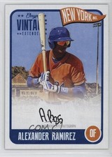 2020 Onyx Vintage Extended Black Ink Auto 3/5 Alexander Ramirez #EAAL 1y9