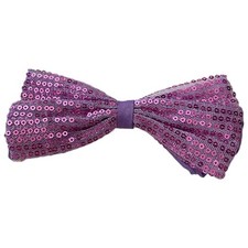 Hairband with Purple Sequin Bow Birthday Party Accessories Ages 3 New