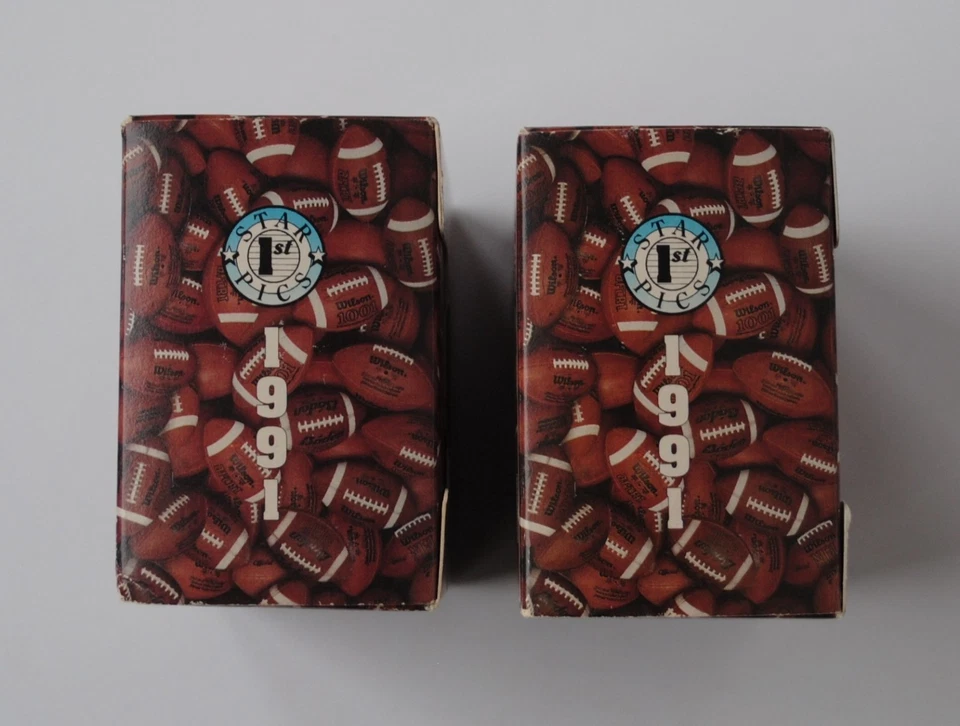 1991 Star Pics NFL PRO PROSPECTS 112-Card Conjunto Selado de Fábrica-Favre, Barry, Deion - Imagem 4 de 4