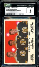 1970-71 O PEE CHEE #233 PHIL ESPOSITO LINE CASHMAN HODGE CGC 5 EX BOSTON Bruins