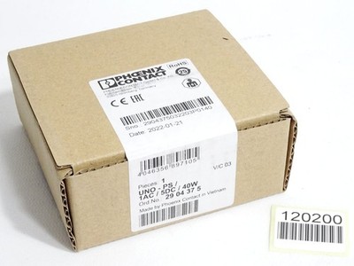 Phoenix Contact UNO-PS/1AC/ 5DC/ 40W Stromversorgung 2904375 Neu OVP versiegelt