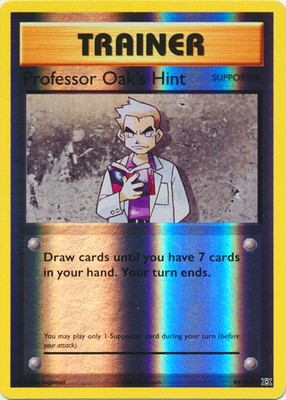 Professor Oak's Hint - 84/108 - Uncommon - Reverse Holo PL/MP, English Pokemon E