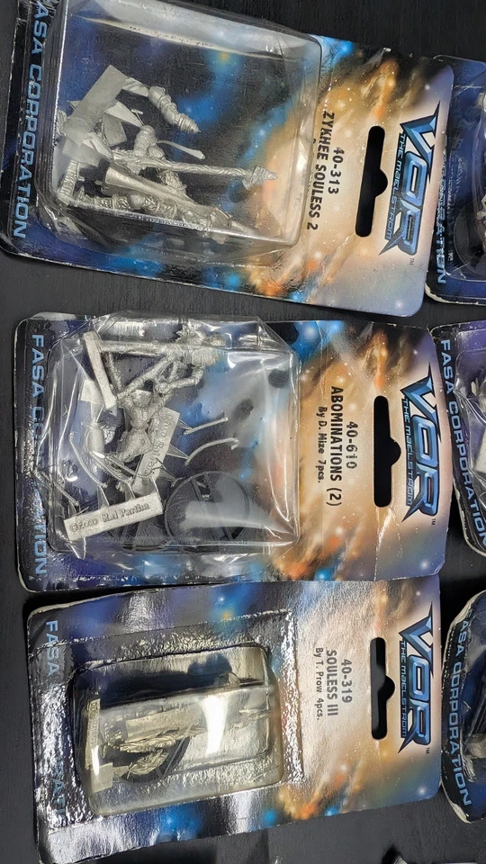 Vintage Lot of 12 VOR The Maelstrom Miniatures Unpainted Old Stock - Image 4 of 4
