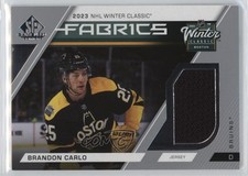 2023-24 Upper Deck SP Game Used Winter Classic Fabrics Brandon Carlo #WC-10 1d4
