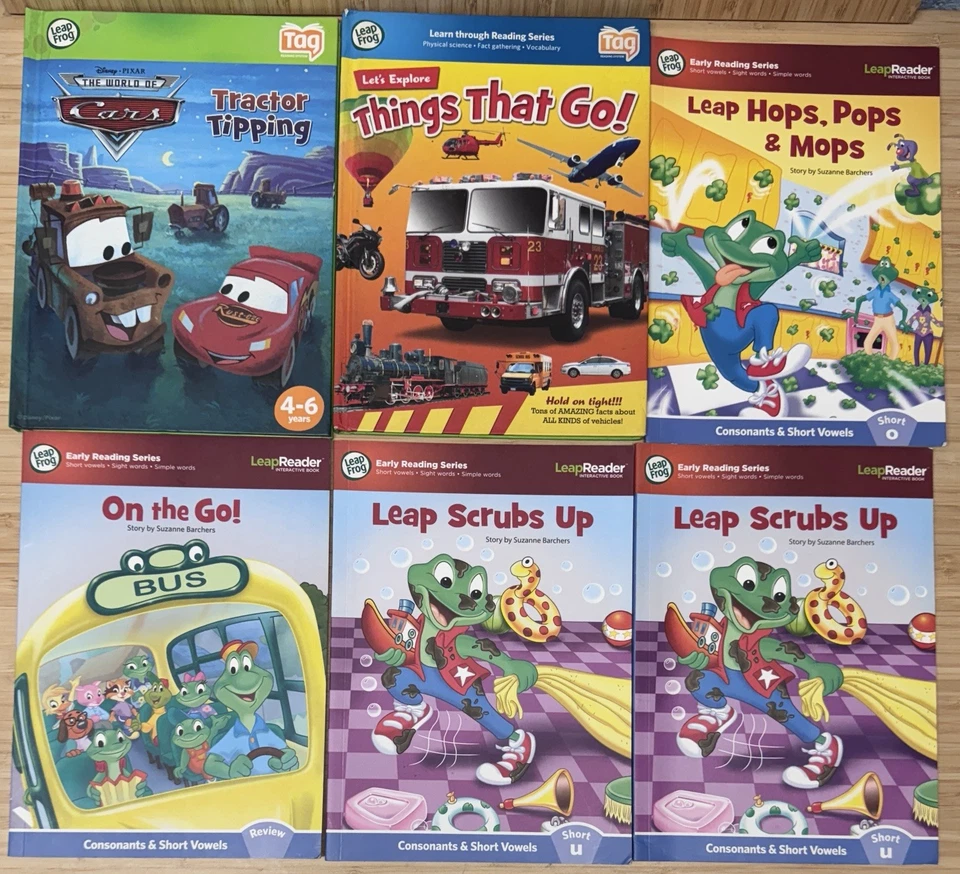 Lot of 30 LeapFrog Interactive Books Leap Reader Tag Leap Start Spiral Hardcover - Image 2 of 4