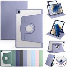 For Samsung Galaxy Tab A8 S6 S7 FE S8 S9 Plus Rotating Case Smart Leather Cover
