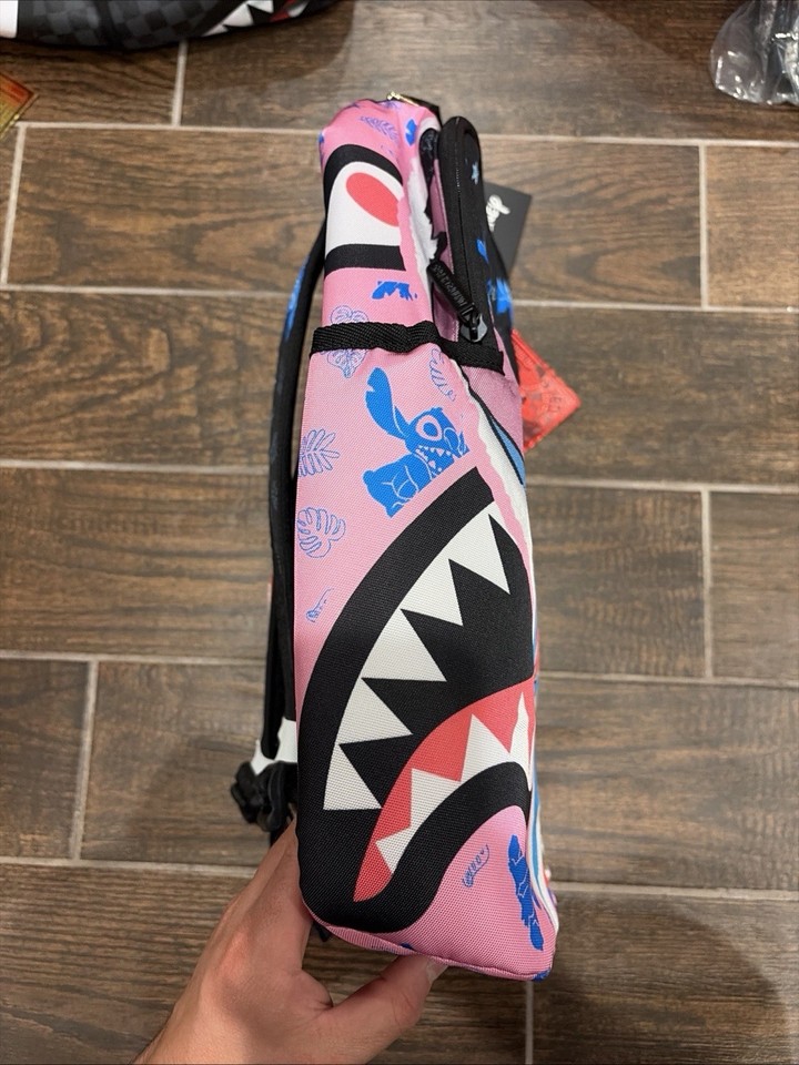 Sprayground Paper Rip Sprayground Lilo And Stitch Rip Shark Backpack New With Tags School ...