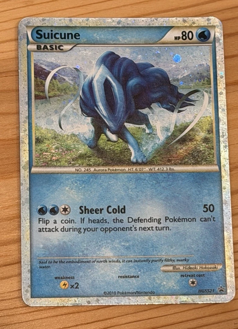 25+ Suicune Holo Pokémon TCG Individual Collectible Card Game