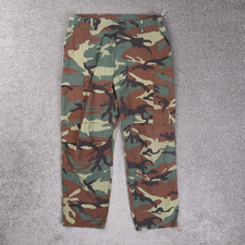 Vintage 90s US Military Woodland Camouflage Adjustable 36x30 Cargo Pants