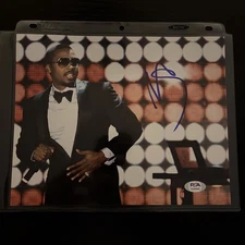 Nas Autographed/Signed 8x10 Photo PSA Illmatic NYC Rapper Legend