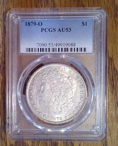 1879-O Morgan Silver Dollar PCGS AU53 (088)