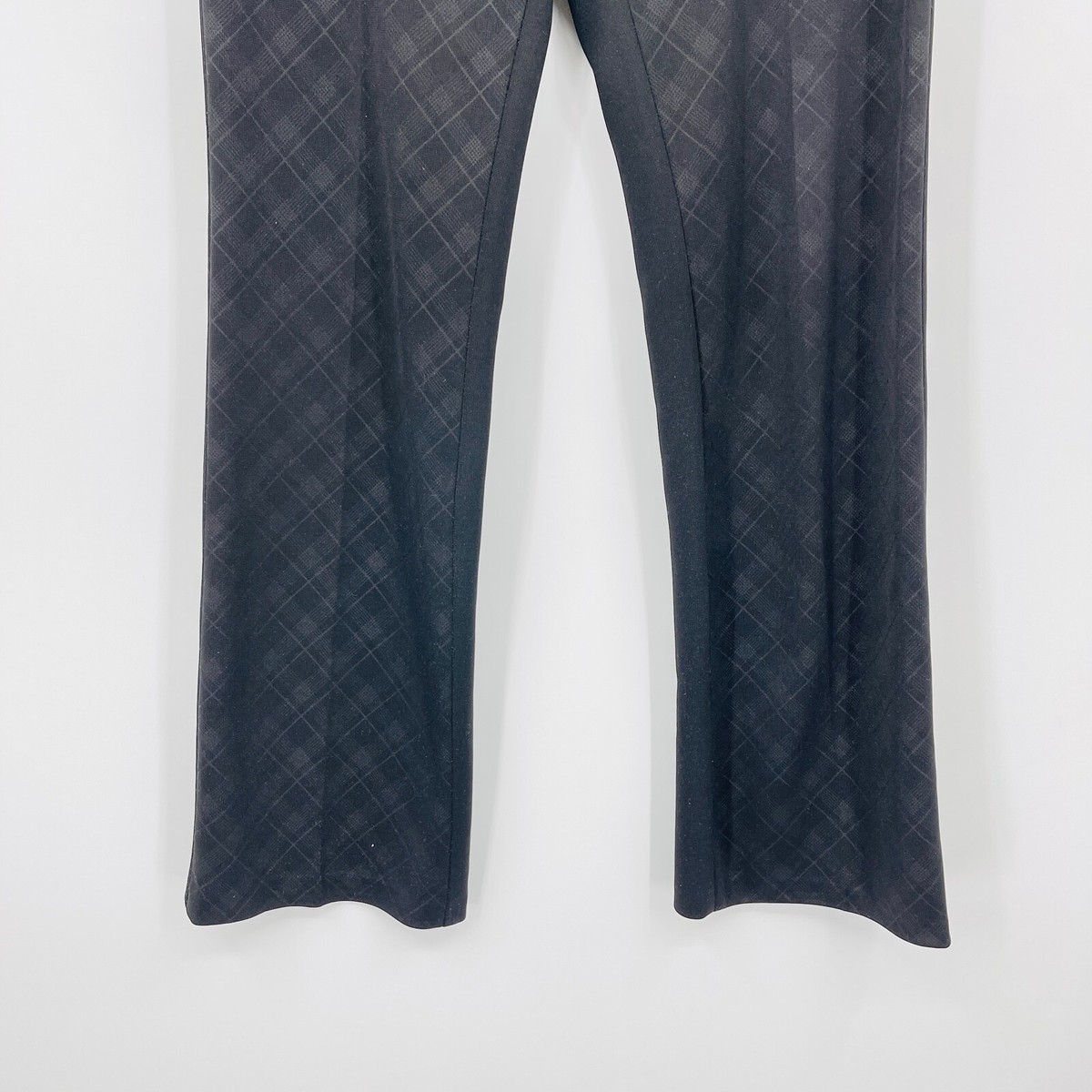 パンツ check hem zip flare pants y2k 00s punk s-l400.jpg