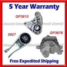 O558 Fits 2019-2025 Cadillac XT4 2.0L FWD AUTO Motor & Transmission Mount 3pc