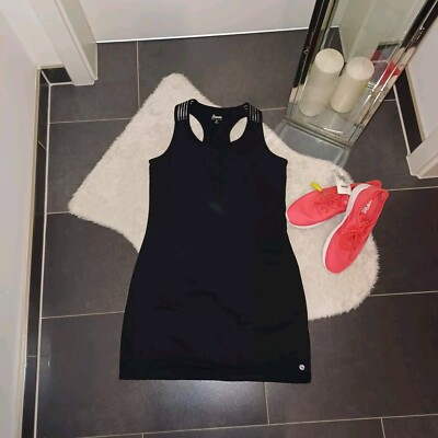 Neu Kleid kurz S 36 38 Sophia Thiel stretch Sport Freizeit schwarz TopZustand