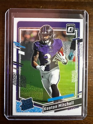 2023 Donruss Optic Football Rated Rookie Keaton Mitchell #207