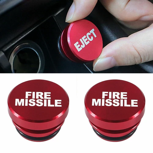 12V Universal Feuer Rakete Auswurf Knopf Auto Zigarettenanzünder Abdeckung Zubehör - Bild 9 von 14