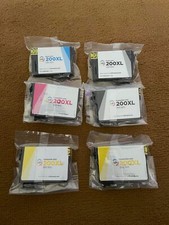 200XL Ink Cartridges 6PK Replacement for Epson XP-200 WF-2520 WF-2530 Printers