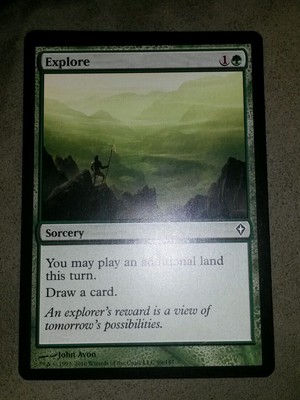 4x Explore Worldwake Magic MTG ex-nm x4
