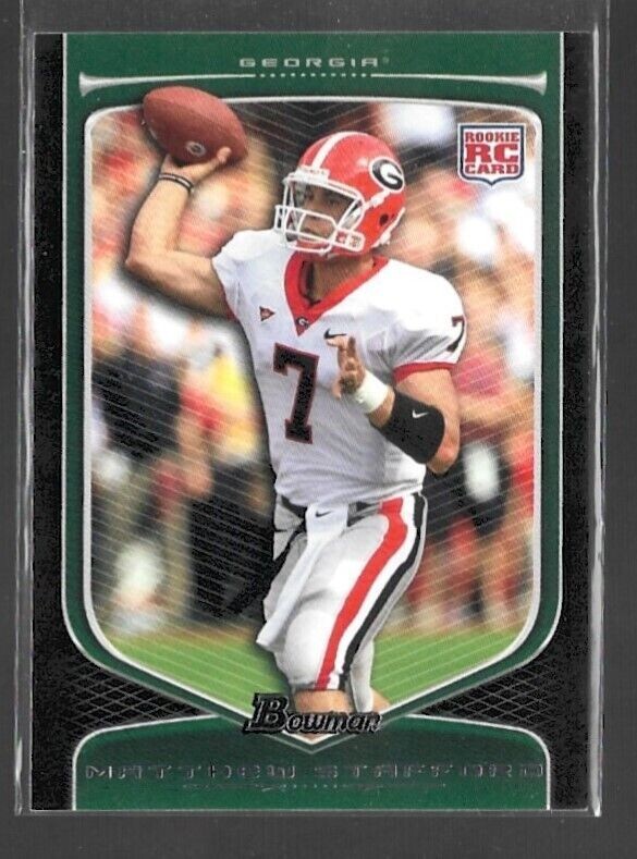 Matthew Stafford 2009 Bowman Draft Picks RC Rookie #111 Georgia Bulldogs