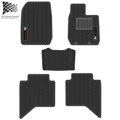 Isuzu D Max Full Set Floor Mats Rubber Heavy Duty 10Mm (2024 On) Black 1269