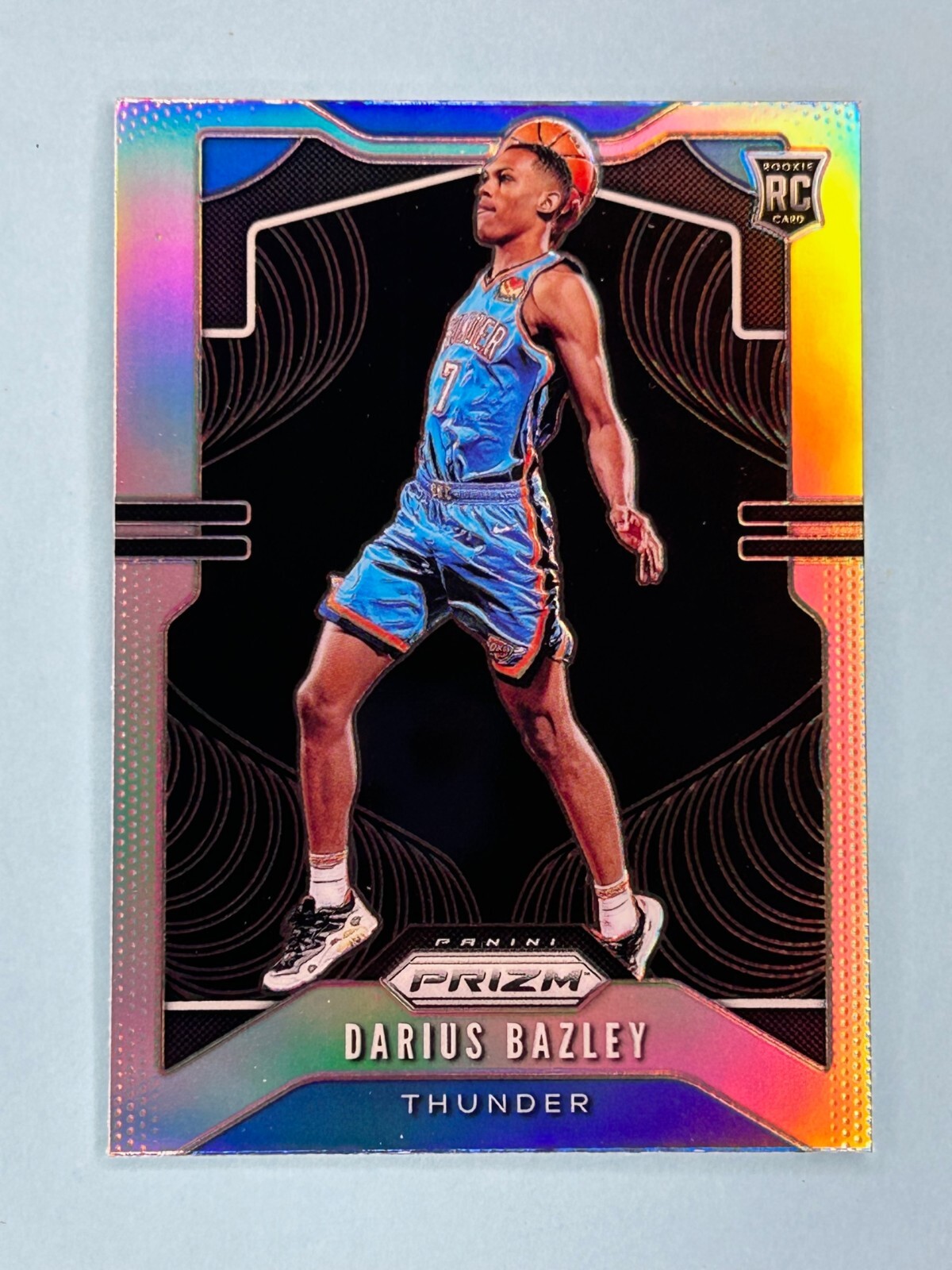 2019-20 Prizm Darius Bazley Silver Prizm Rookie Card RC #289 OKC Thunder RC
