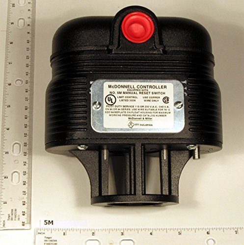 Xylem-McDonnell & Miller 5-M Switch Manual Reset 8 inches 7.5