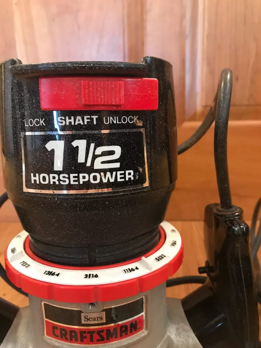 Sears craftsman on sale router model 315.174