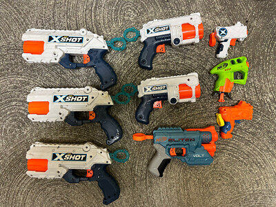 9 Lot X Shot Zuru Revolver Dart Nerf Guns Volt Elite 2.0 | eBay