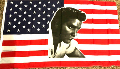 new ELVIS PRESLEY USA AMERICAN SINGER 3x5ft FLAG superior quality US seller