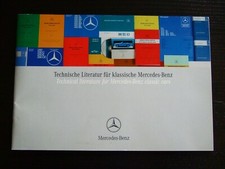 MERCEDES Prospekt Technische Literatur f&uuml;r klassische Mercedes Benz &middot; 03/2007
