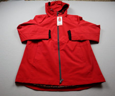 NEW Womens Pendleton Waterproof Breathable Rain Trail Jacket, Red, MEDIUM