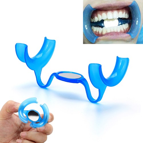 20Pcs Dental M-Shape Lip Mouth Opener w/ Mirror Cheek Retractor Teeth Whitening - Picture 5 of 10