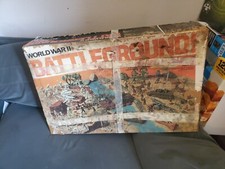 VTG WW2 Marx Battleground Set Pieces Germans, Americans, Landscape, Stretcher