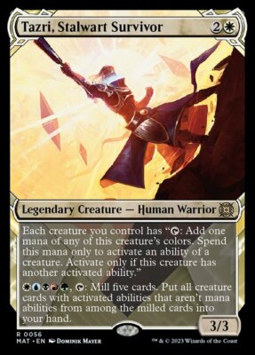 x1 Tazri, Stalwart Survivor (056) - Foil - Showcase R MTG March of the Machine: 
