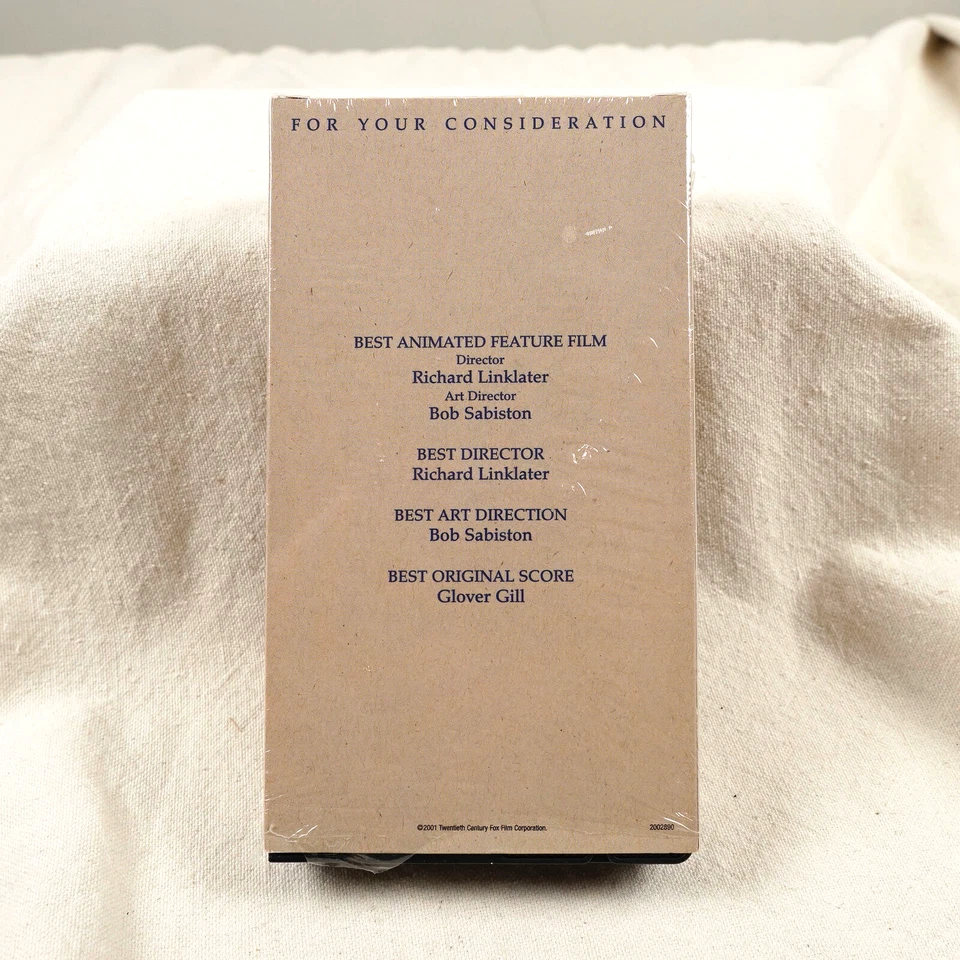 Waking Life VHS 2001 Promo Screener Widescreen FYC Richard Linklater Video Tape - Image 2 of 4