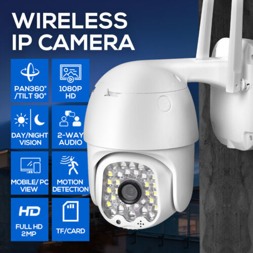 Security Camera Wireless System Home Outdoor WiFi CCTV Waterproof Night Vision - Picture 1 of 12